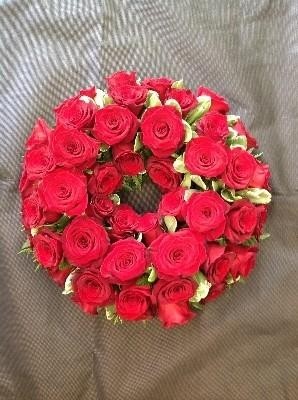 Red Rose Wreath