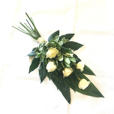 White Rose Tied Sheaf