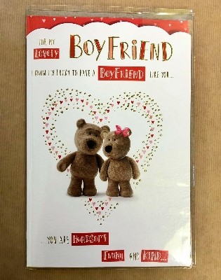 Boyfriend Valentines Card – buy online or call 01353 721336