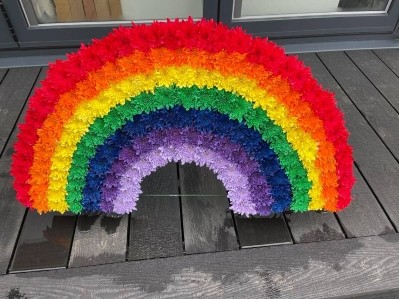 Rainbow Funeral Tribute