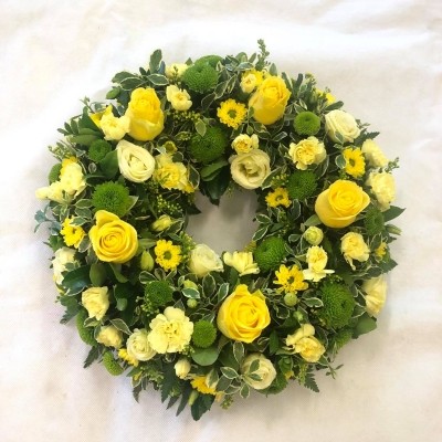 Yellow and Green Wreath