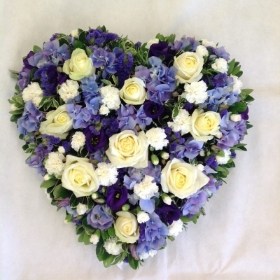 Purple Hydrangea Heart