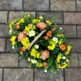 Yellow and Orange Basket