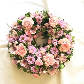 Pretty Pinks Wreath