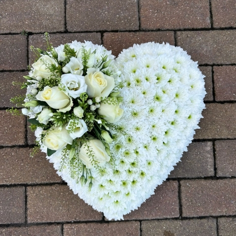 White Massed Heart